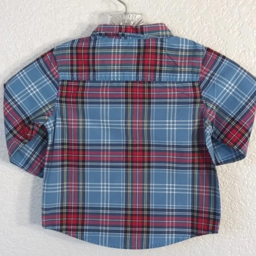 Gymboree Size 18-24M Plaid Button Down Shirt